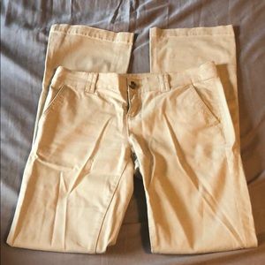 Mossimo size 2 khaki pants. Bootcut mid-rise